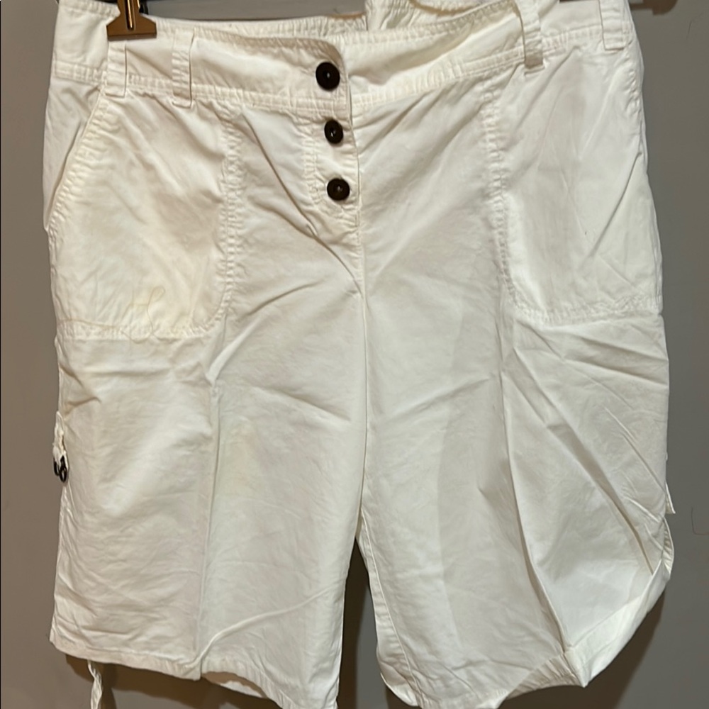 INC Cream Shorts